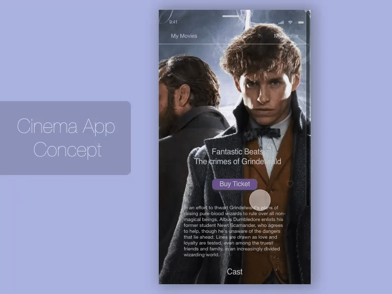 Cinema App Concept | Part II