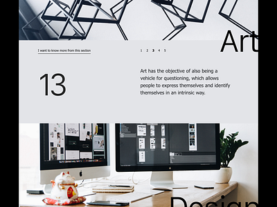 Design & Art School website 2/2