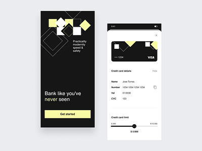 App bank brutalism experimental flat illustrations mobile soft brutalism study ui ux