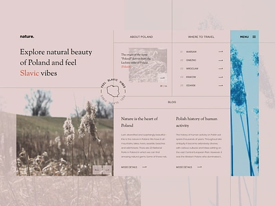 Slavic vibes design figma gromulski layout nature nature art nature photography notcommon offgrid slavic ui uidesign ux web