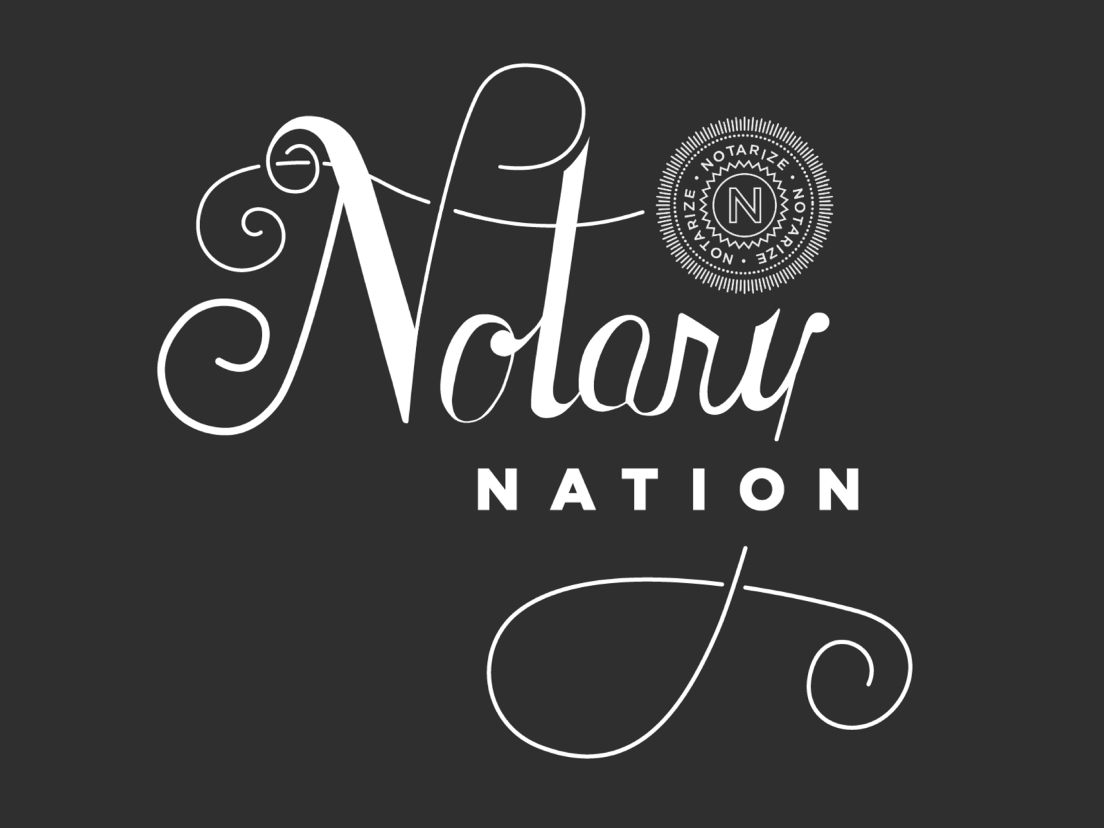 Notary Nation Tshirt Design by Amy Ahrens on Dribbble