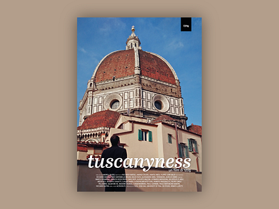 Tuscanyness Poster film florence photography poster tuscany type