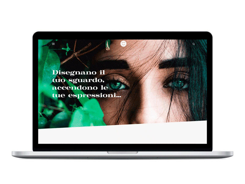 AESB homepage beautician beauty brand grid layout identity microblading parallax photography ui uncode ux web deisgn website