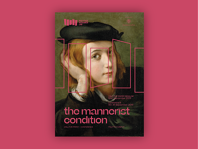 Polittico Research Lab — Poster #2 beatrice display call for papers frame mannerist parmigianino pisa polittico poster symposium typography