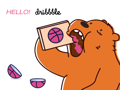 Hello Dribbble first shot hello dribbble