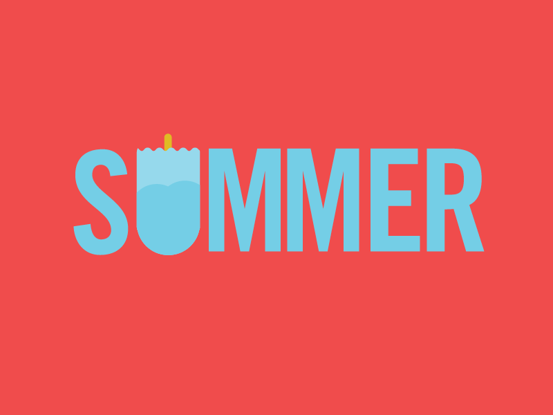 Is summer over? animation simple type
