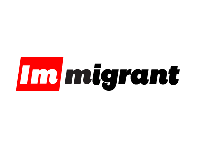 We are all immigrants change lettering social type typography words