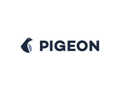 Pigeon Logo app bird brand branding clean illustration logo minimal minimalistic ui ux web white
