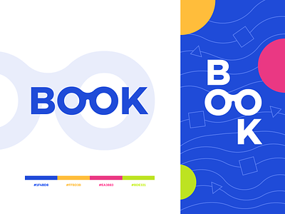 Book Branding app art clean design flat icon iconography illustration layout minimal minimalistic type typography web website