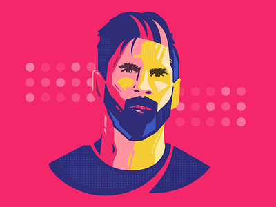 Messi brand brand design fotball icon illustration logo messi soccer sports sports branding sports logo