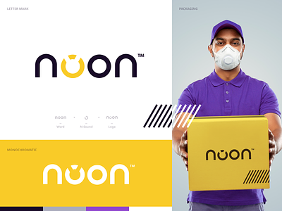 Noon Branding Concept app branding clean creative design emirates illustration logo minimal minimalistic typography website