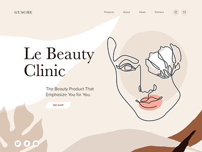 Gusche - Beauty Product Website