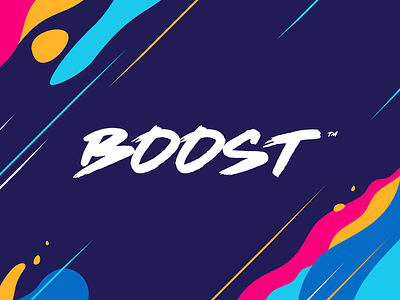 BOOST Concept branding clean design icon illustration layout logo logos minimal minimalistic typography website