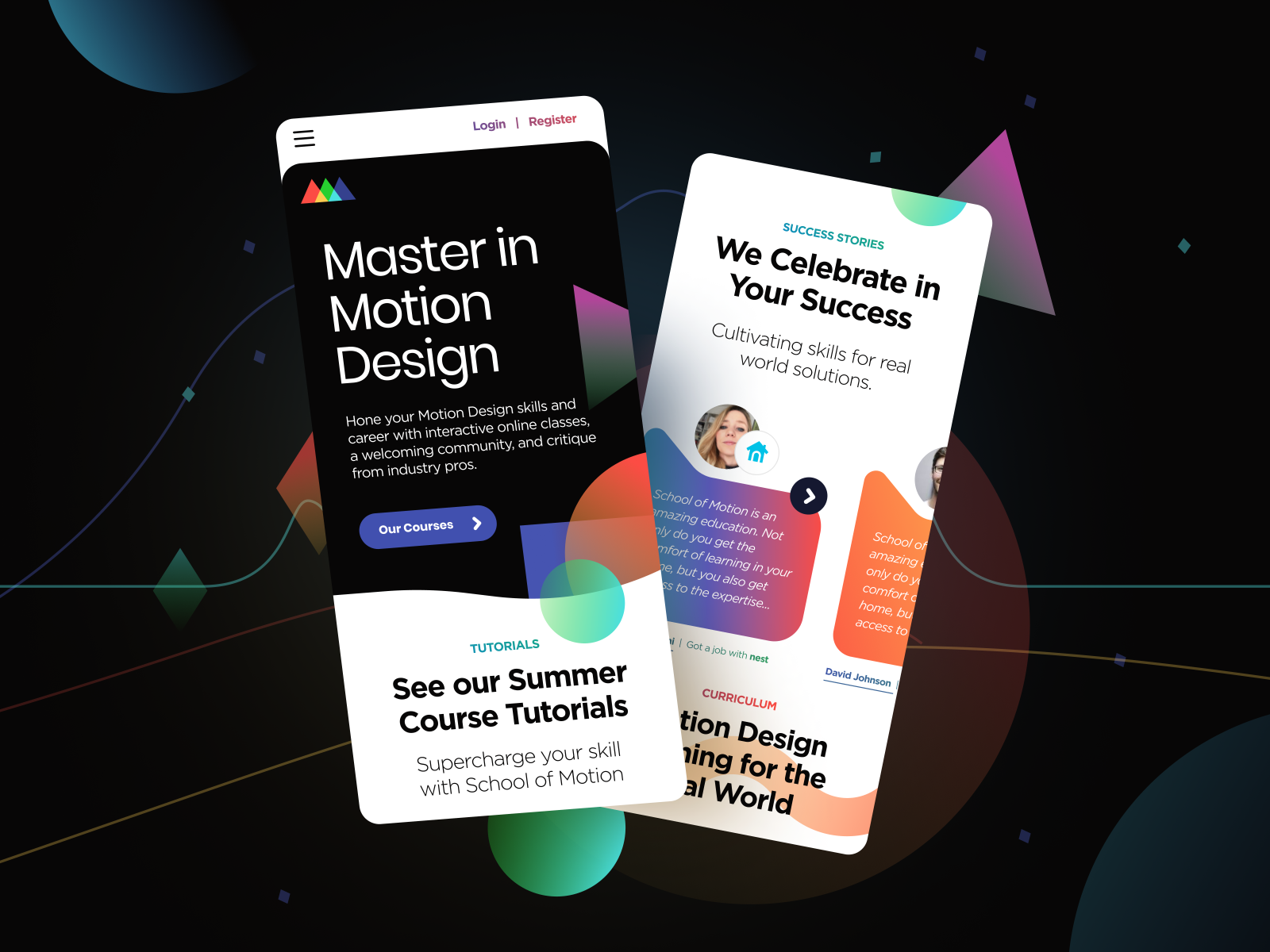 School of Motion by Stian on Dribbble