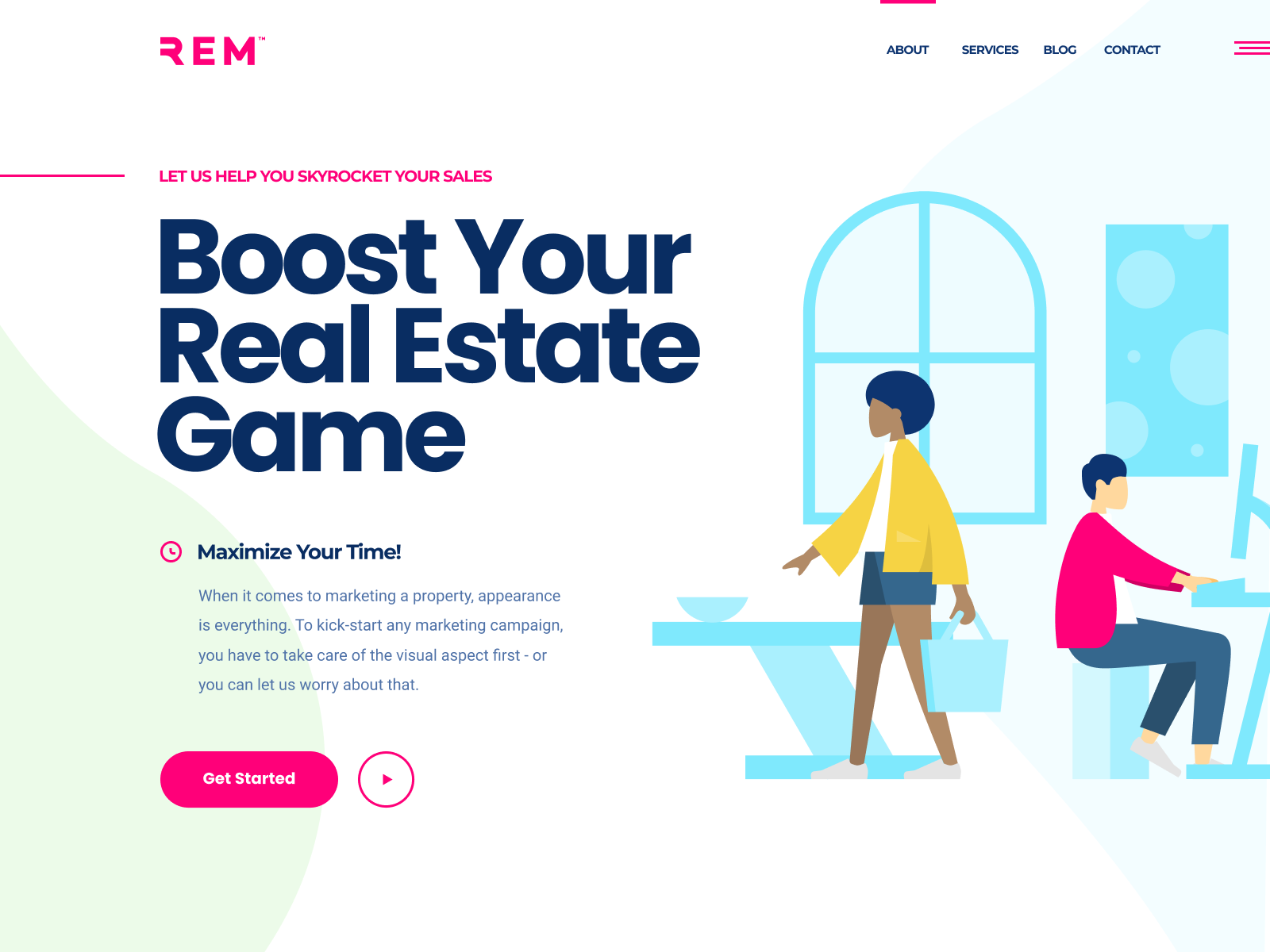 REM Real Estate by Stian on Dribbble
