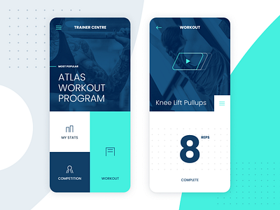 Fitness App Concept by Stian for unfold on Dribbble