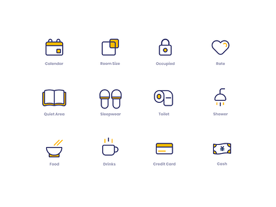 POD Icons app blue branding flat icon iconography illustration logo minimalistic orange ui ux web
