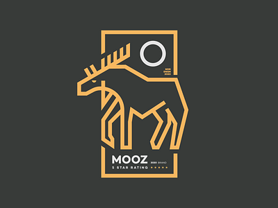 MOOZ app brand branding clothing design illustration landing logo minimal minimalistic typography vector web