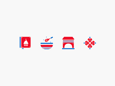 Icons for Сake Blog design flat icons iconset ui