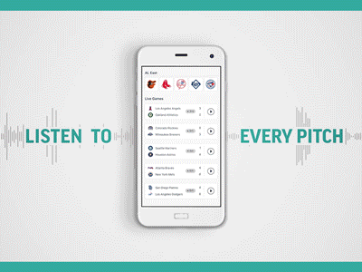 TuneIn MLB Ad ad animation audio baseball mlb music