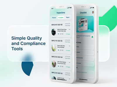 Qarma - Quality & Compliance tools app branding design graphic design mobile app ui