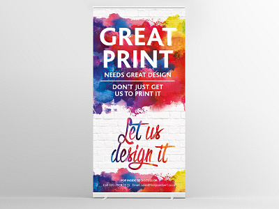 Let us design it banner