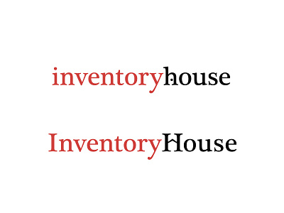 Inventory House quick  logotype draft