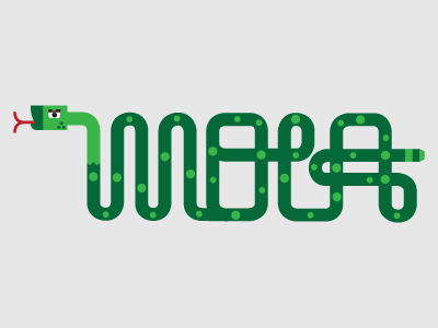 Mola Snake design diseño illustration ilustración letters tipografía typography
