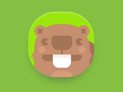 App icon - Upcoming project app application beaver cute icon ios