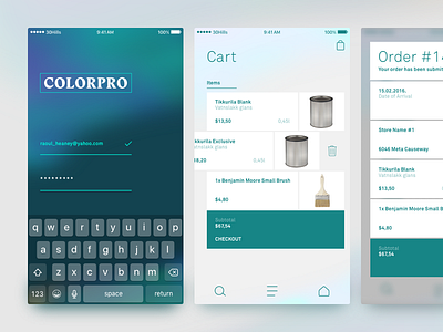 COLORPRO - iOS UI