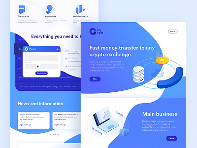 My Coin Web bitcoin coin creative design home homepage illustration landing page popular ui ux web