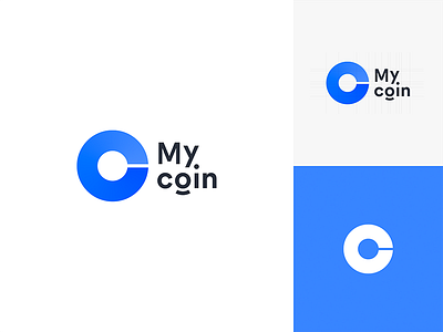 My Coin Logo bitcoin brand branding coin design icon logo logos modern simple