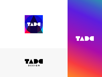 Tadc Logo brand branding clean color design icon logo logos simple ued