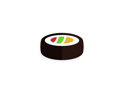 Sushi Logo! branding brown color design fish flat food logo modern restaurant sushi