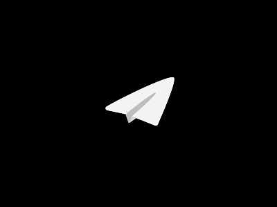Paper Plane icon minimal