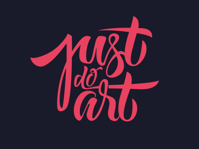 Lettering animation