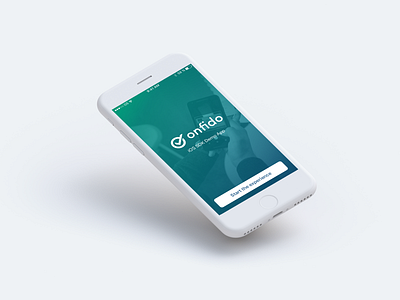 Splash screen for Onfido Demo App demo design identity ios iphone machine learning product splash screen technology verification