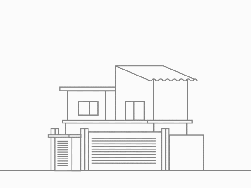 House Animation animation building construction home house motion motion graphics