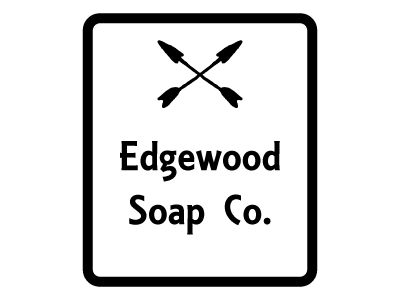 Edgewood (fake) Soap Co. black and white logos