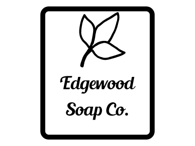 Edgewood Soap Co. No. 2 black and white illustration logo soap