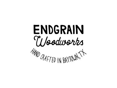 Endgrain Hand Letters Redo