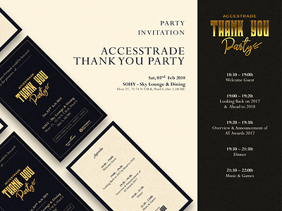 Thank you party Invitation