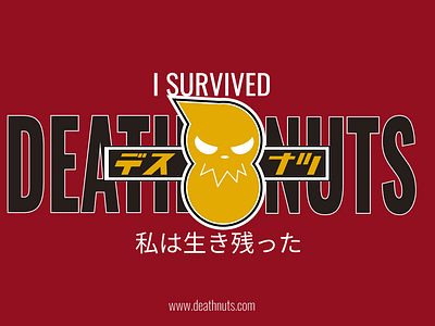 Death Nuts Challenge Poster anime design illustration typography