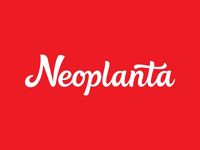 Neoplanta logo meat meat industry neoplanta novi sad serbia typo typography logo