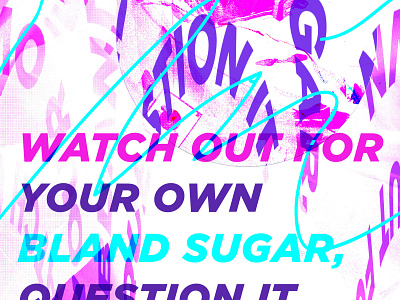 Bland Sugar authenticity blandsugar bs design graphic design publication design