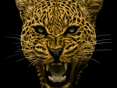 Leopard Illustration asset corona design freelance homepage illustration landing page law law firm leopard savage wild animal