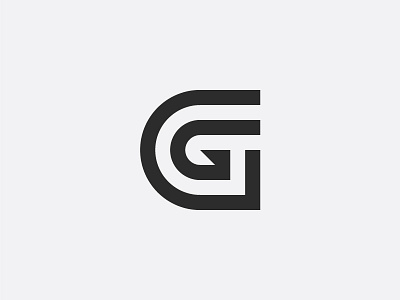 Letter G g logo mark modern symbol