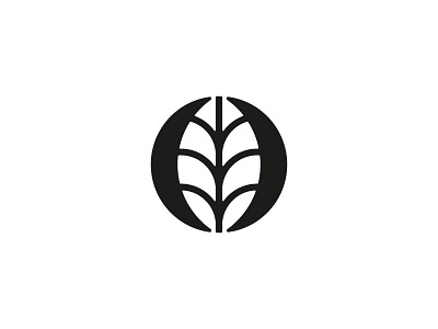 Logo seedlings magazine fruit leaf logo mark tree
