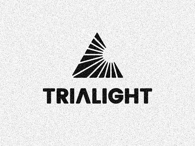 Trialight logo geometry light logo mark symbol triangle