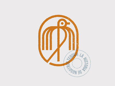 Nosotros bird bird logo geometry logo mark modern symbol vintage